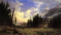 Bierstadt, Albert - The Morteratsch Glacier Upper Engadine Valley Pontresina